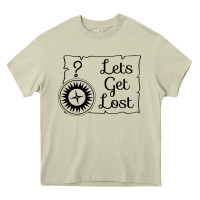 Mossy lets get lost Heavy Core Tee - Unal Design
