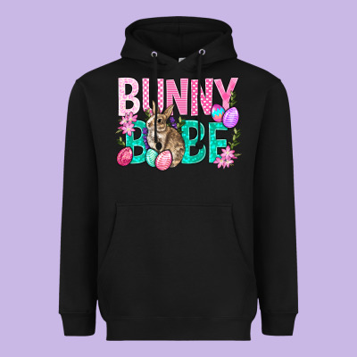 Bunny Babe Easter Heavyweight Hoodie Designed By Bundleandbundleshop