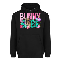 Black Bunny Babe Easter Heavyweight Hoodie - BundleAndBundleShop