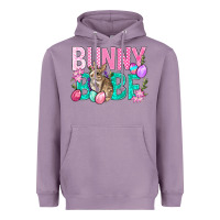 Lavender Bunny Babe Easter Heavyweight Hoodie - BundleAndBundleShop