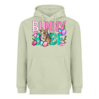 Matcha Bunny Babe Easter Heavyweight Hoodie - BundleAndBundleShop