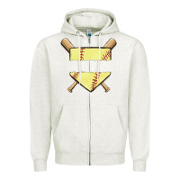 Oatmeal Heather custom baseball Zipper Hoodie - MaliasSmallBusiness