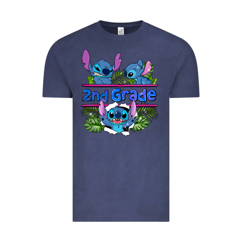 Preview Flower Stitch 2nd Grade Vintage Tee by AdoDesignShop | Teevron
