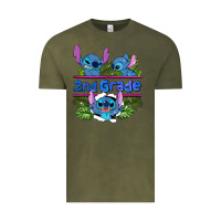 Vintage Olive preview flower stitch 2nd grade Vintage Tee - AdoDesignShop