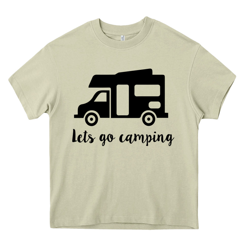 Lets Go Camping Heavy Core Tee by Unal Design | Teevron