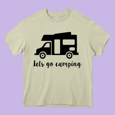 Heavy Core Tee lets go camping
