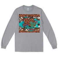 Heather Grey hearts mama Long Sleeve Tee - Artiststas