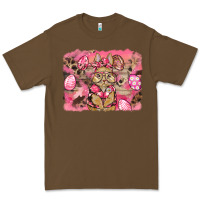 Cacao pink camouflage bunny background Premium Tee - BarkalooDesign