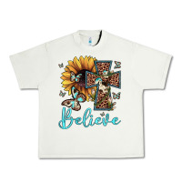 Pistachio believe leopard cross sunflower butterfly Urban Heavy Tee - JahusDesignShop