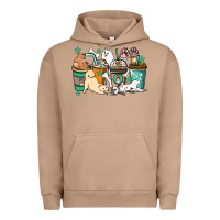 Pigment Burro Dog coffee cups Urban Hoodie - HowdyJamesFarm