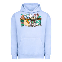 Pigment Grape Ice Dog coffee cups Urban Hoodie - HowdyJamesFarm
