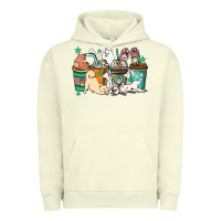 Pigment Pistachio Dog coffee cups Urban Hoodie - HowdyJamesFarm