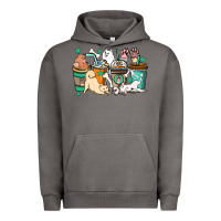 Pigment Tornado Dog coffee cups Urban Hoodie - HowdyJamesFarm