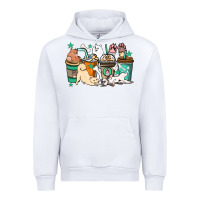White Dog coffee cups Urban Hoodie - HowdyJamesFarm