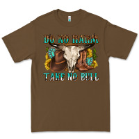 Cacao do no harm take no bull western Premium Tee - texasbilliewilder