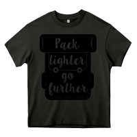 Asphalt pack lighter go further Heavy Core Tee - Unal Design