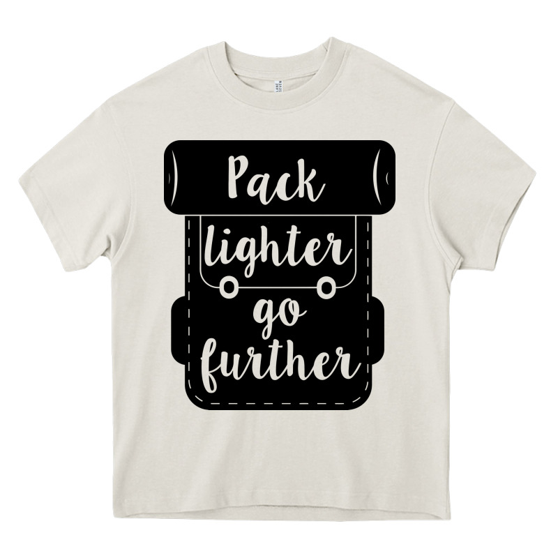 Pack Lighter Go Further Heavy Core Tee by Unal Design | Teevron