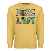 Antique Gold Boss Lady Premium Sweatshirt - BundleAndBundleShop
