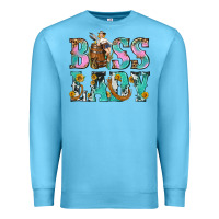 Ocean Blue Boss Lady Premium Sweatshirt - BundleAndBundleShop