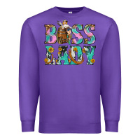 Purple Boss Lady Premium Sweatshirt - BundleAndBundleShop