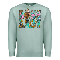 Seafoam Boss Lady Premium Sweatshirt - BundleAndBundleShop