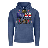 Vintage Denim one nation under god Vintage Hoodie - CowhideDigitalArt