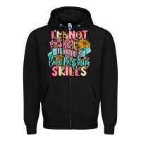 Black i'm not bossy i just have leadership skills Zipper Hoodie - MaliasSmallBusiness