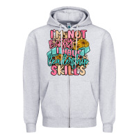 Heather Grey i'm not bossy i just have leadership skills Zipper Hoodie - MaliasSmallBusiness