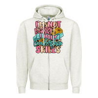 Oatmeal Heather i'm not bossy i just have leadership skills Zipper Hoodie - MaliasSmallBusiness