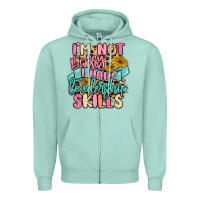 Seafoam i'm not bossy i just have leadership skills Zipper Hoodie - MaliasSmallBusiness