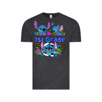 Vintage Black preview flower stitch 1st grade Vintage Tee - AdoDesignShop