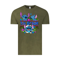 Vintage Olive preview flower stitch 1st grade Vintage Tee - AdoDesignShop