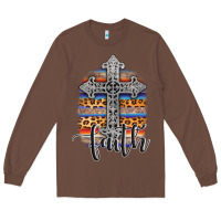 Chestnut western faith Long Sleeve Tee - AdoDesignShop