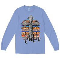 Colony Blue western faith Long Sleeve Tee - AdoDesignShop