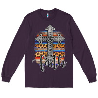 Plum western faith Long Sleeve Tee - AdoDesignShop