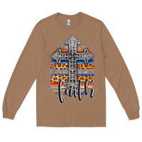 Toasted Coconut western faith Long Sleeve Tee - AdoDesignShop