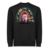 Black nurse life rainbow Heavyweight Sweatshirt - JahusDesignShop
