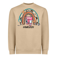 Mushroom nurse life rainbow Heavyweight Sweatshirt - JahusDesignShop