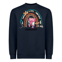 Navy nurse life rainbow Heavyweight Sweatshirt - JahusDesignShop