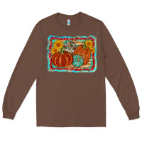 Chestnut pumpkin sunflower Long Sleeve Tee - AdoDesignShop