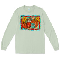 Matcha pumpkin sunflower Long Sleeve Tee - AdoDesignShop