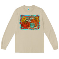 Mushroom pumpkin sunflower Long Sleeve Tee - AdoDesignShop