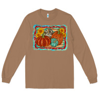 Toasted Coconut pumpkin sunflower Long Sleeve Tee - AdoDesignShop