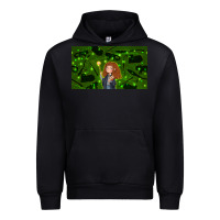 Black wizard girl and cat Urban Hoodie - TumblerDesignByShophia