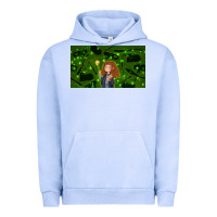 Pigment Grape Ice wizard girl and cat Urban Hoodie - TumblerDesignByShophia