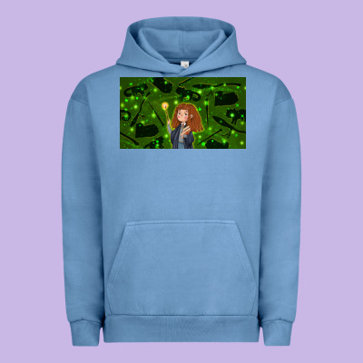 Wizard Girl And Cat Urban Hoodie Designed By Tumblerdesignbyshophia