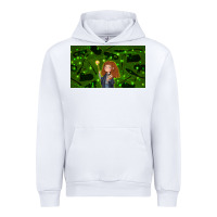 White wizard girl and cat Urban Hoodie - TumblerDesignByShophia