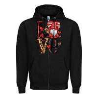 Black love gnome Zipper Hoodie - MaliasSmallBusiness