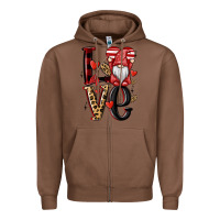 Chestnut love gnome Zipper Hoodie - MaliasSmallBusiness