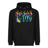 Black Western Proud Ally Heavyweight Hoodie - BundleAndBundleShop